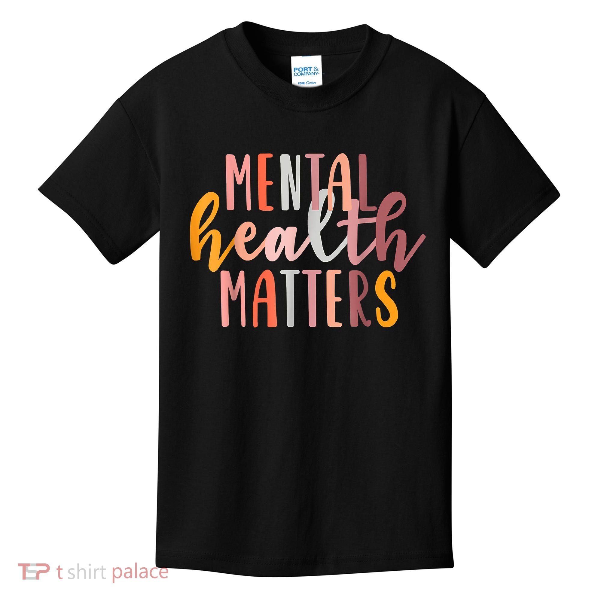 Mental Health Matters Human Brain Illness Awareness Kids T-Shirt