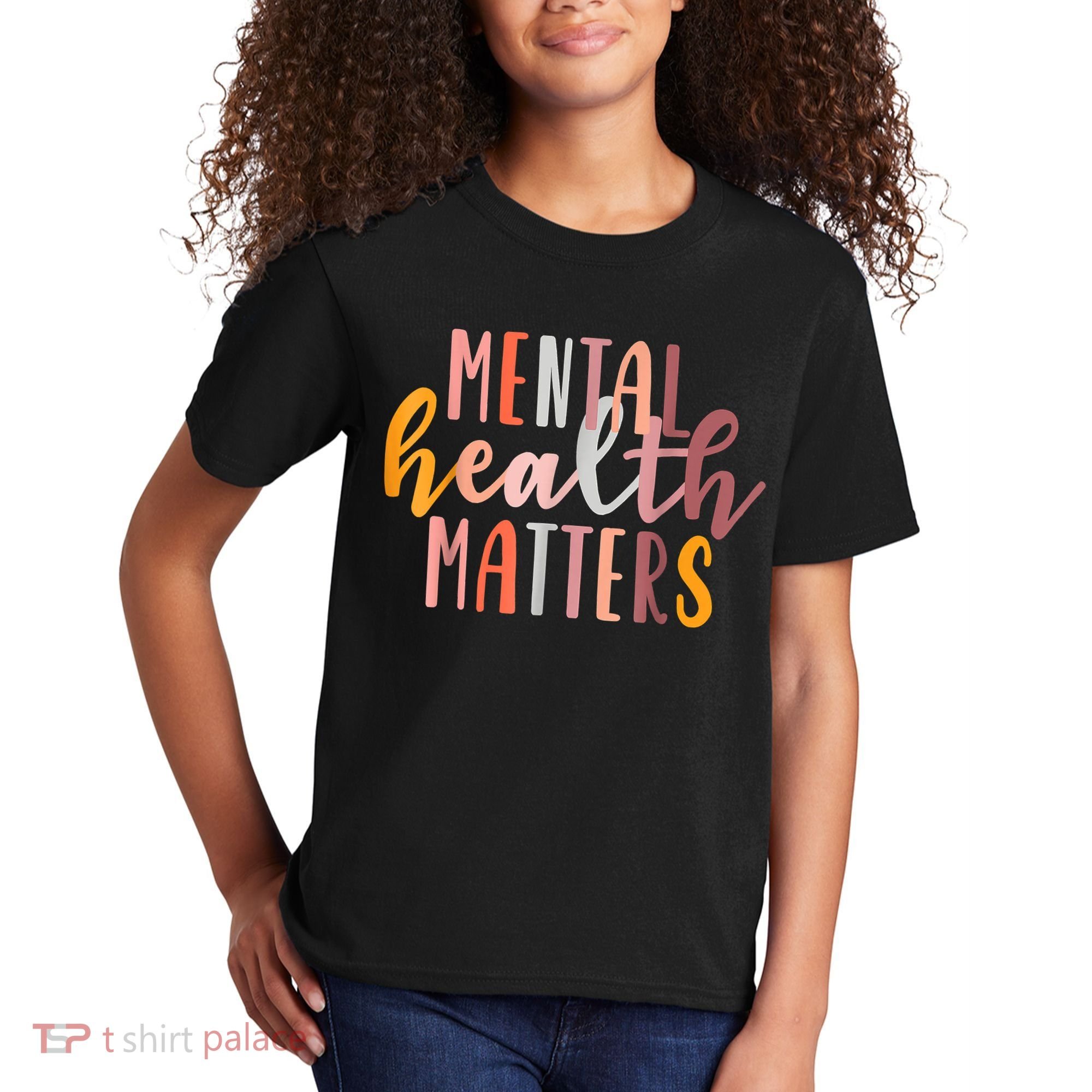 Mental Health Matters Human Brain Illness Awareness Kids T-Shirt
