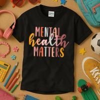 Mental Health Matters Human Brain Illness Awareness Kids T-Shirt thumb 3