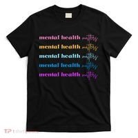 Mental Health Matter Colorful Awareness T-Shirt thumb 0