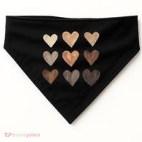 Melanin Hearts USA-Made Doggie Bandana thumb 0