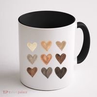 Melanin Hearts Coffee Mug thumb 1