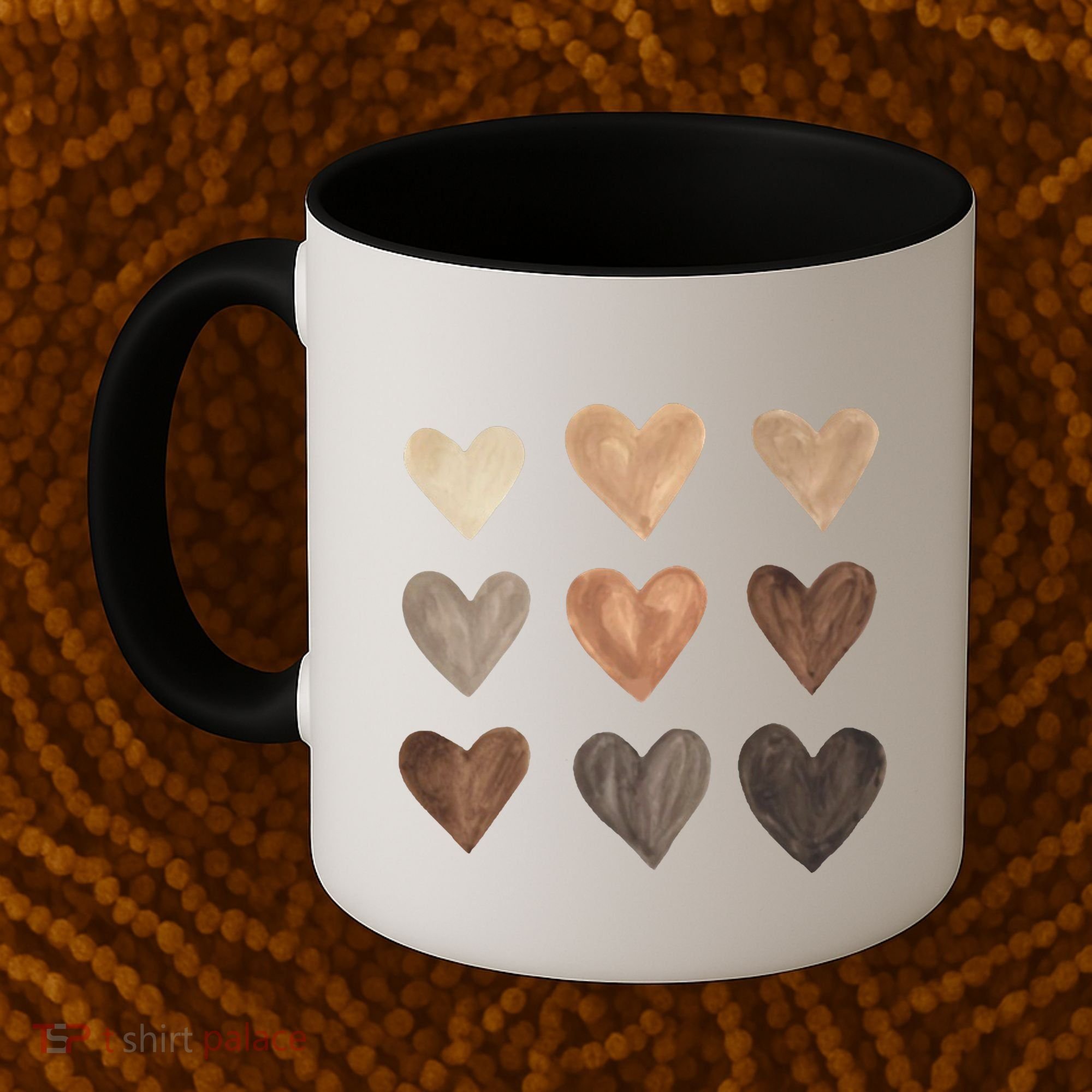 Melanin Hearts Coffee Mug