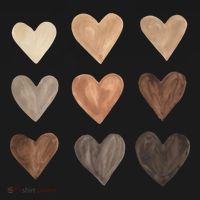 Melanin Hearts Ornament thumb 1