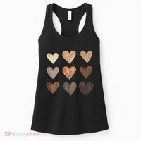 Melanin Hearts Women's Tank Top thumb 0
