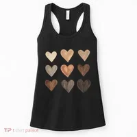 Melanin Hearts Women's Tank Top thumb 0