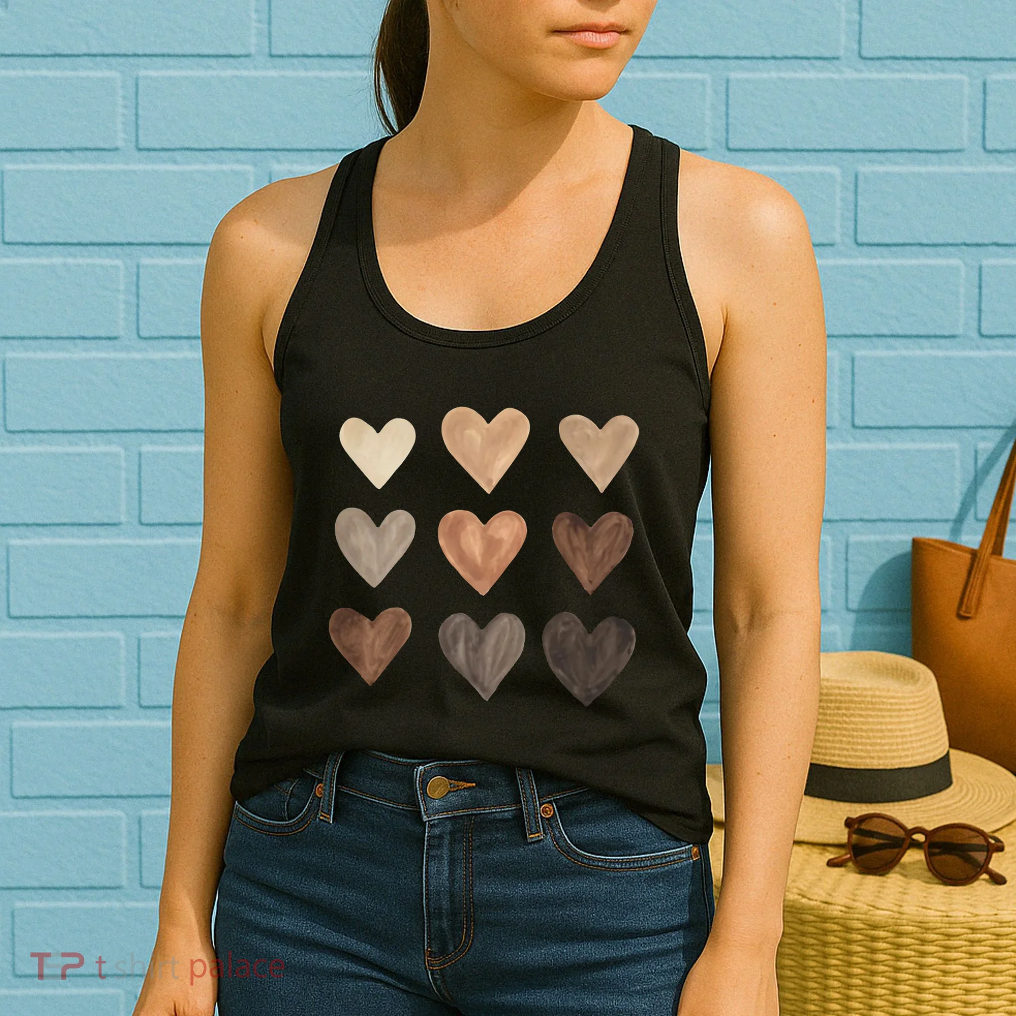 Melanin Hearts Women's Tank Top