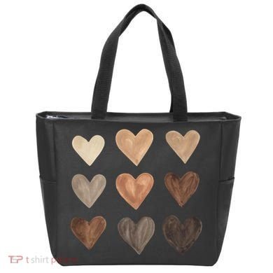 Melanin Hearts Tote Bag