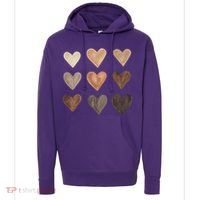 Melanin Hearts Hoodie thumb 0