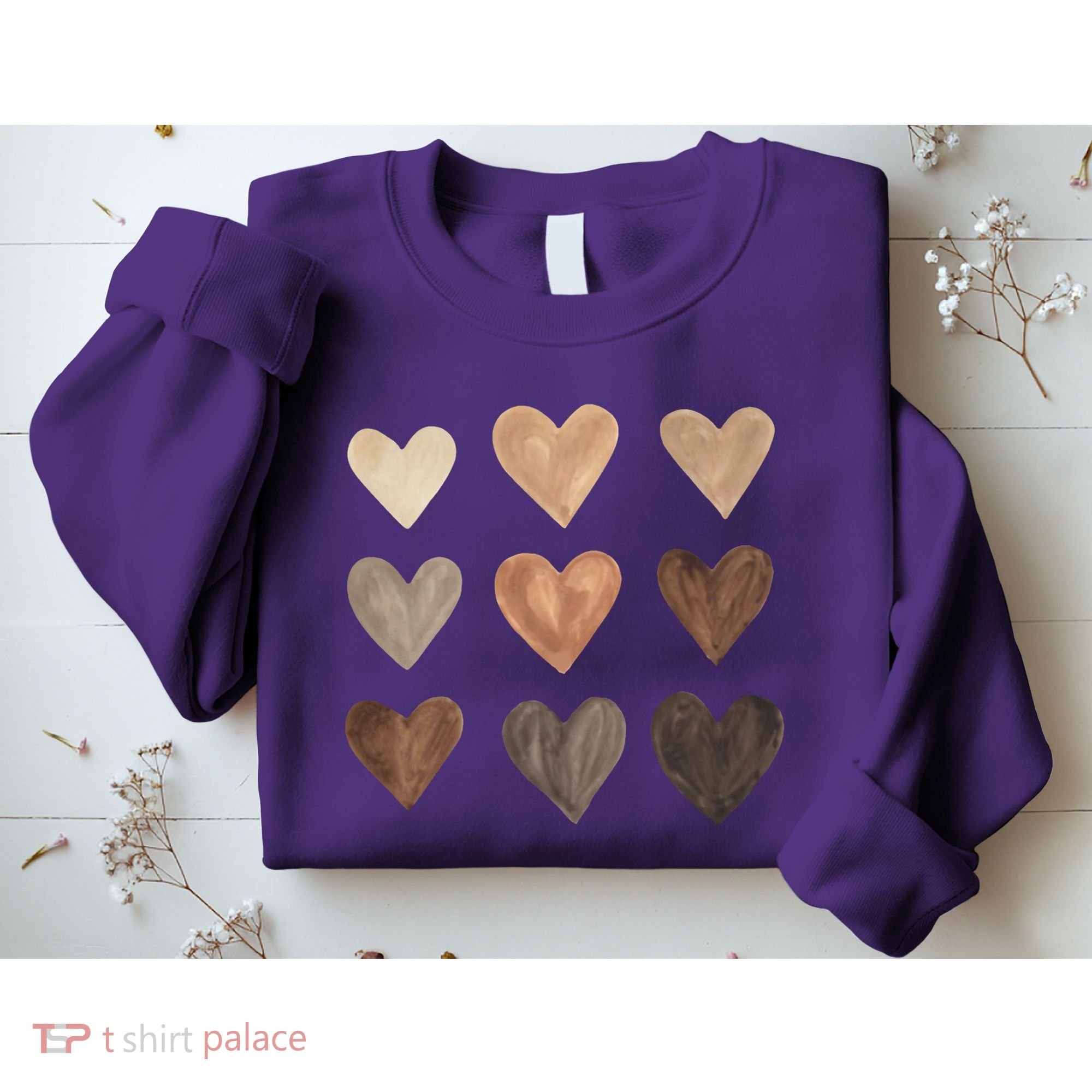 Melanin Hearts Sweatshirt