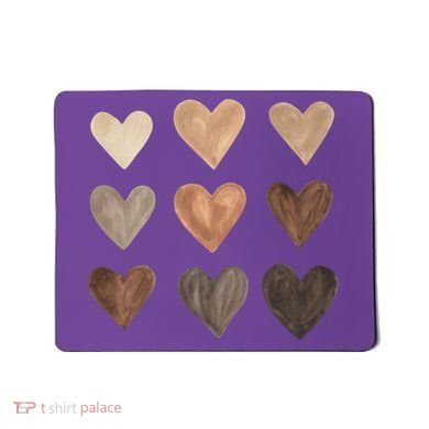 Melanin Hearts Mousepad