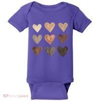 Melanin Hearts Baby Bodysuit thumb 0