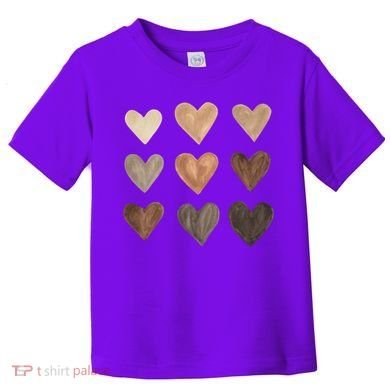 Melanin Hearts Toddler T-Shirt