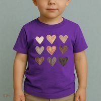 Melanin Hearts Toddler T-Shirt thumb 2