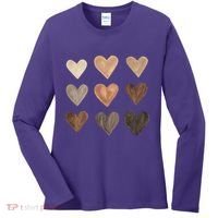 Melanin Hearts Women's Long Sleeve Shirt thumb 0
