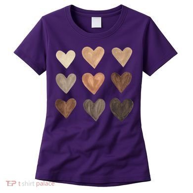 Melanin Hearts Women's T-Shirt