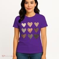 Melanin Hearts Women's T-Shirt thumb 4
