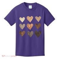 Melanin Hearts Kids T-Shirt thumb 0