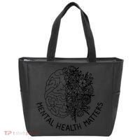 Mental Health Matters Human Brain Illness Awareness Tote Bag thumb 0