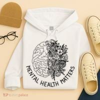 Mental Health Matters Human Brain Illness Awareness Hoodie thumb 4