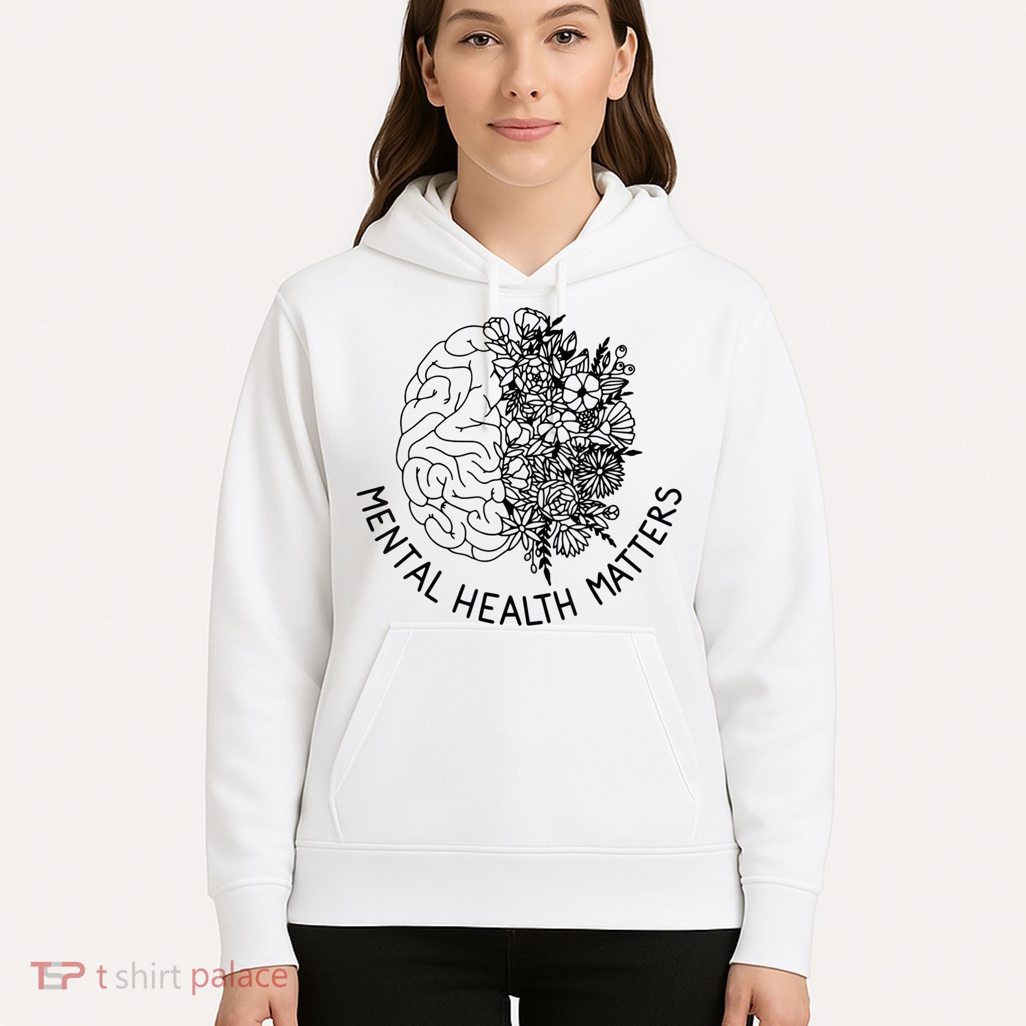 Mental Health Matters Human Brain Illness Awareness Hoodie