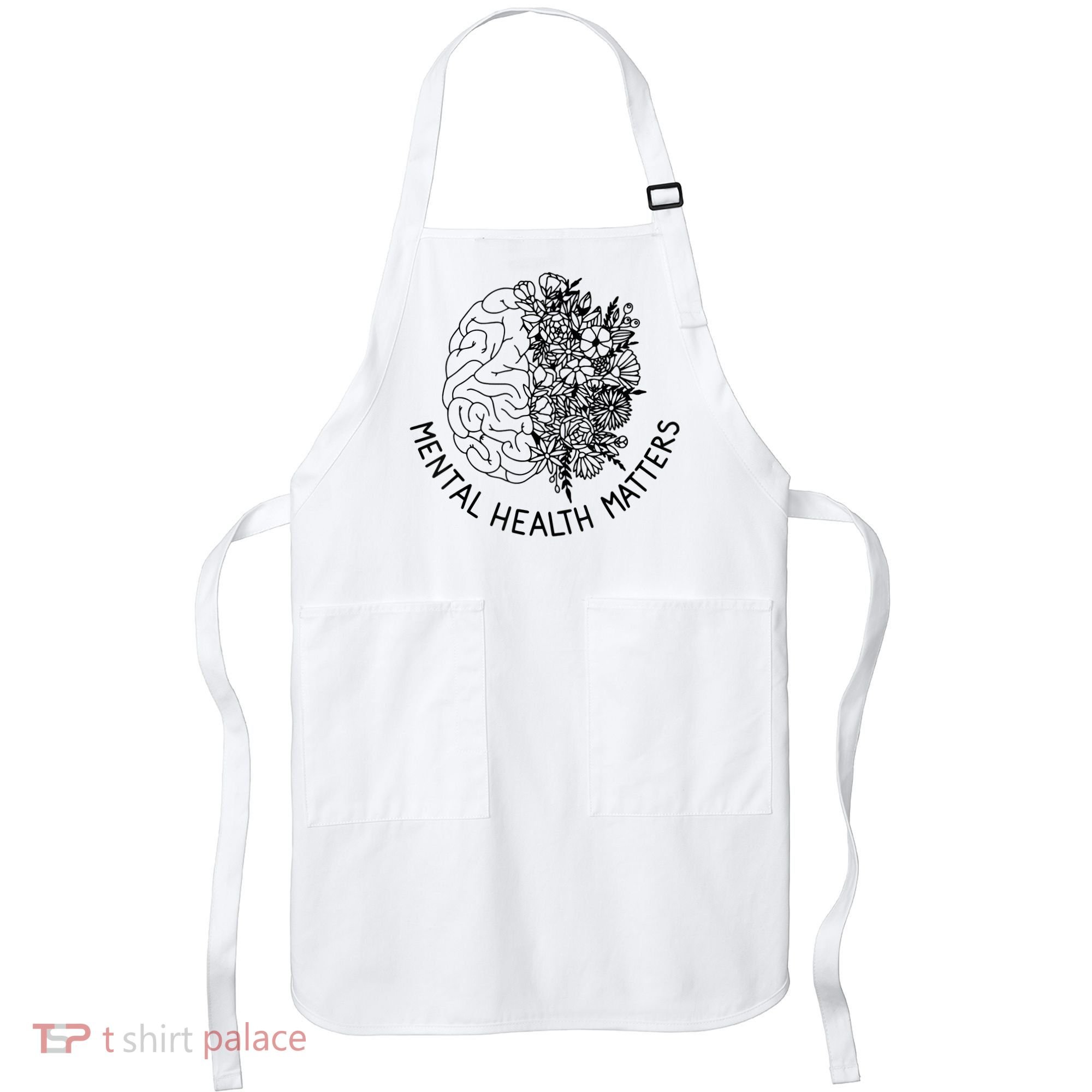 Mental Health Matters Human Brain Illness Awareness Apron