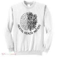 Mental Health Matters Human Brain Illness Awareness Sweatshirt thumb 0