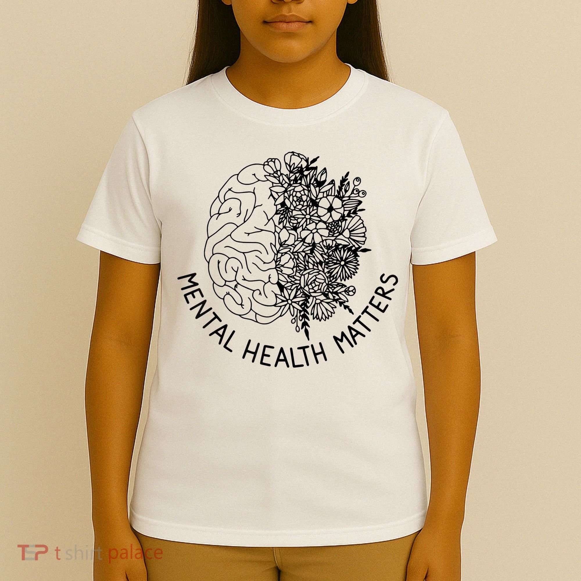 Mental Health Matters Human Brain Illness Awareness T-Shirt