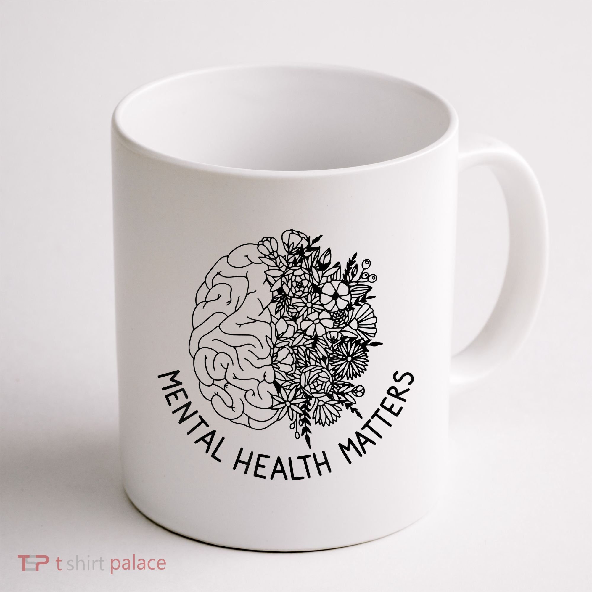 Mental Health Matters Human Brain Illness Awareness Coffee Mug