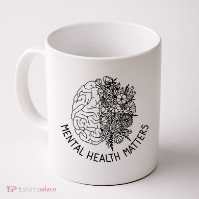 Mental Health Matters Human Brain Illness Awareness Coffee Mug