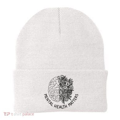 Mental Health Matters Human Brain Illness Awareness Beanie