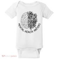 Mental Health Matters Human Brain Illness Awareness Baby Bodysuit thumb 0