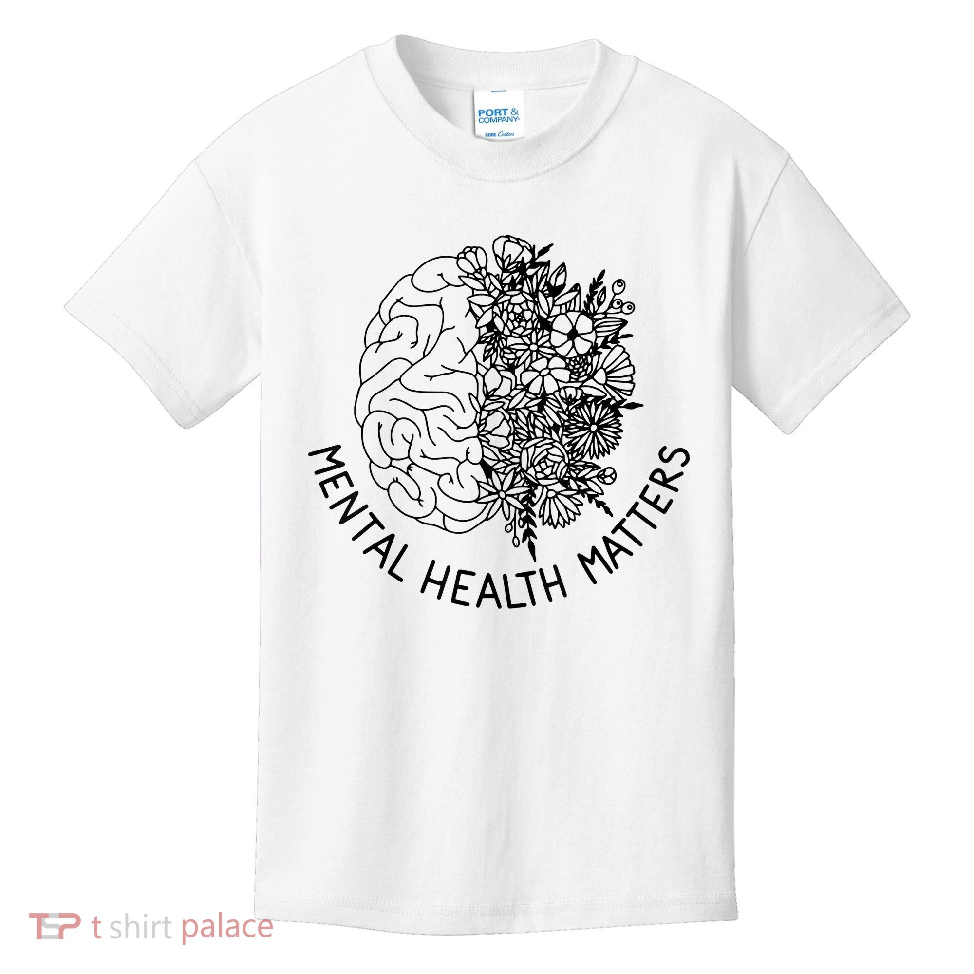 Mental Health Matters Human Brain Illness Awareness Kids T-Shirt