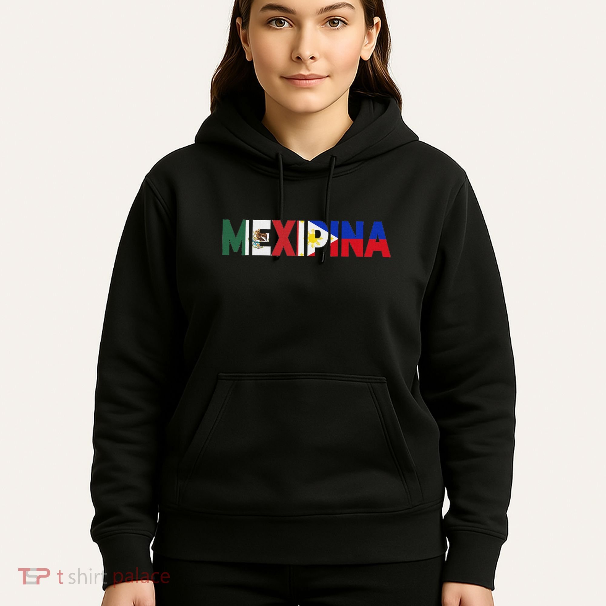 Mexipina Half Mexican Filipina With Mexico Philippines Flag Hoodie