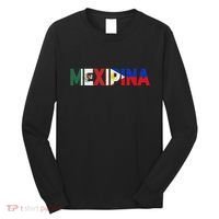Mexipina Half Mexican Filipina With Mexico Philippines Flag Long Sleeve Shirt thumb 0