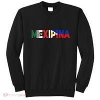 Mexipina Half Mexican Filipina With Mexico Philippines Flag Sweatshirt thumb 0