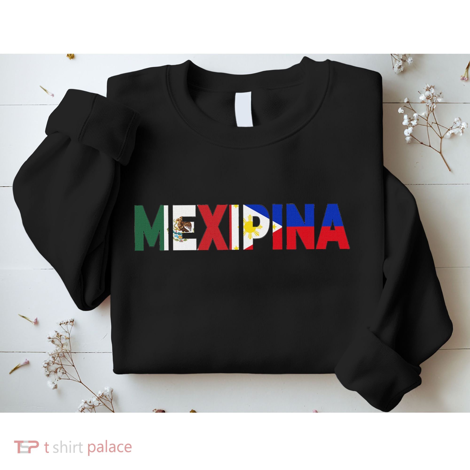 Mexipina Half Mexican Filipina With Mexico Philippines Flag Sweatshirt
