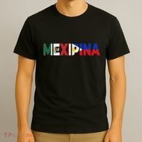 Mexipina Half Mexican Filipina With Mexico Philippines Flag T-Shirt thumb 3