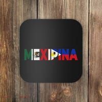 Mexipina Half Mexican Filipina With Mexico Philippines Flag Coaster thumb 0