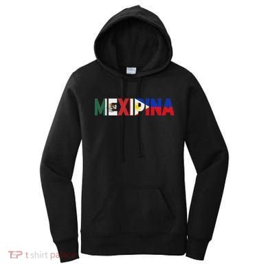 Mexipina Half Mexican Filipina With Mexico Philippines Flag Women's Hoodie