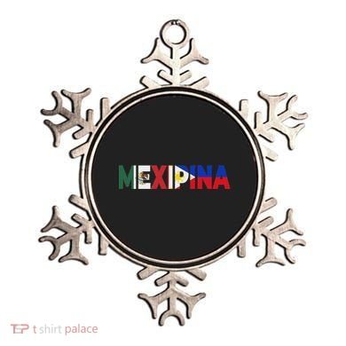 Mexipina Half Mexican Filipina With Mexico Philippines Flag Ornament