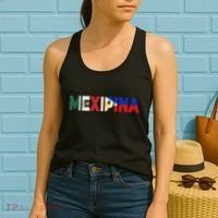 Mexipina Half Mexican Filipina With Mexico Philippines Flag Women's Tank Top thumb 2