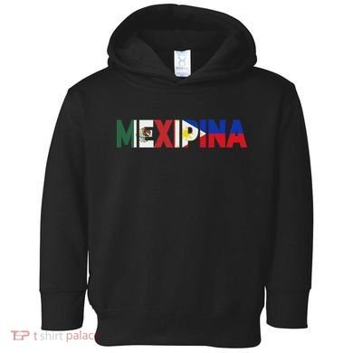 Mexipina Half Mexican Filipina With Mexico Philippines Flag Toddler Hoodie