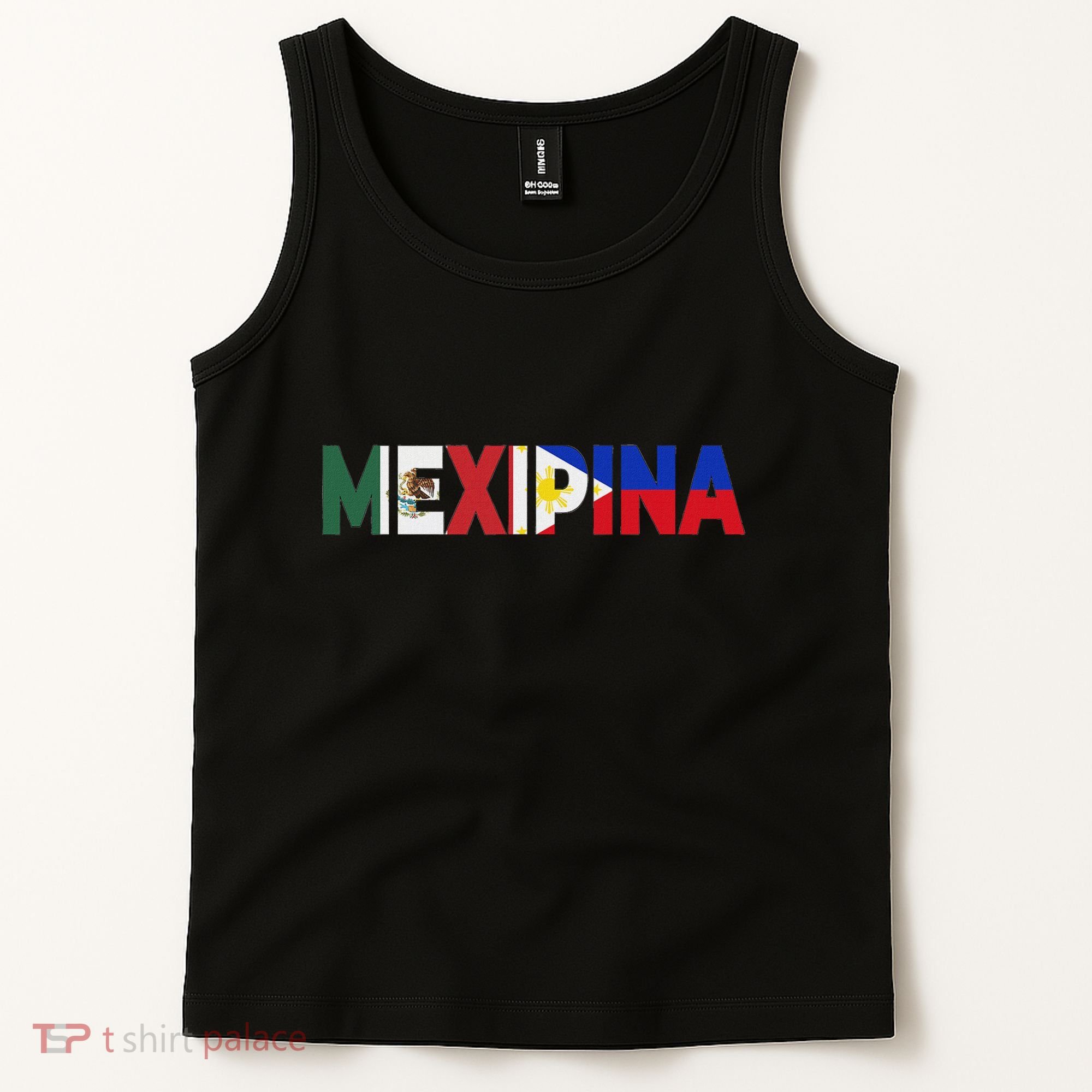 Mexipina Half Mexican Filipina With Mexico Philippines Flag Tank Top