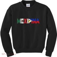 Mexipina Half Mexican Filipina With Mexico Philippines Flag Kids Sweatshirt thumb 0