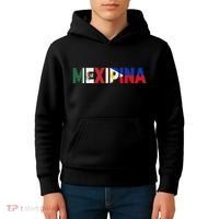 Mexipina Half Mexican Filipina With Mexico Philippines Flag Kids Hoodie thumb 4
