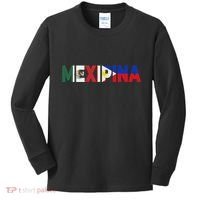Mexipina Half Mexican Filipina With Mexico Philippines Flag Kids Long Sleeve Shirt thumb 0