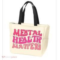 Mental Health Matters Groovy Psychologist Therapy Squad Tote Bag thumb 3