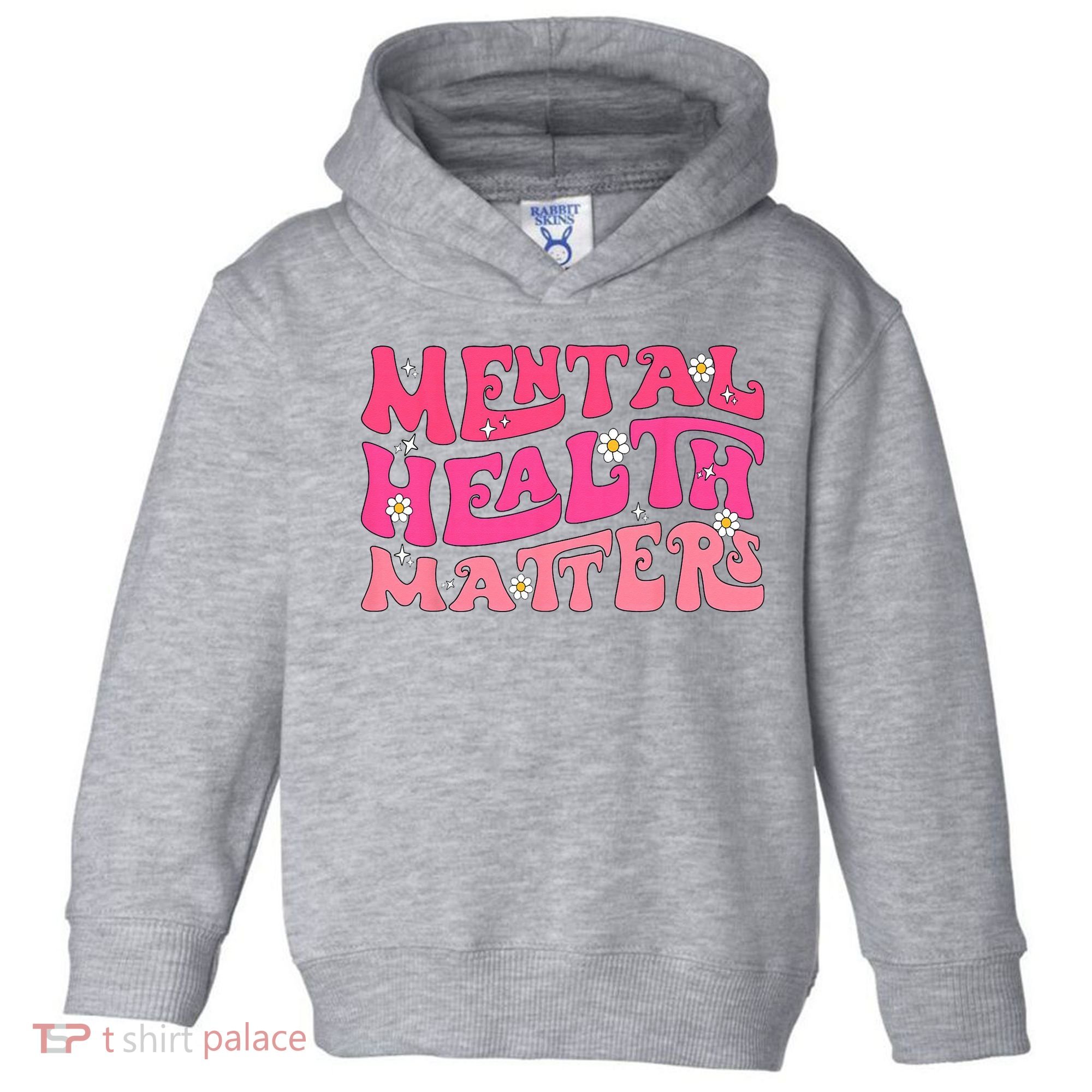 Mental Health Matters Groovy Psychologist Therapy Squad Toddler Hoodie