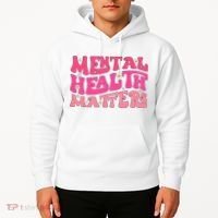 Mental Health Matters Groovy Psychologist Therapy Squad Hoodie thumb 2